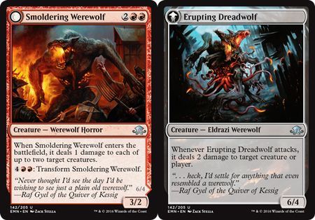 Smoldering Werewolf Erupting Dreadwolf 142 205 Smoldering Werewolf Erupting Dreadwolf 142 205