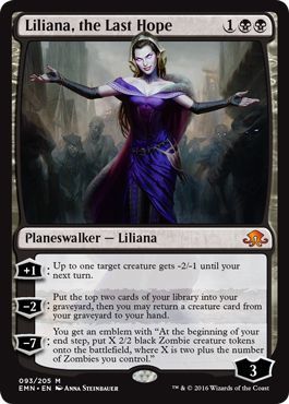Liliana the Last Hope 93 205 Eldritch Moon Singles Liliana the Last Hope 93 205 Eldritch Moon Singles