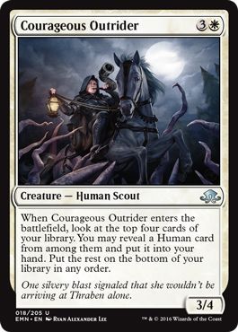 Courageous Outrider 18 205 Eldritch Moon Singles Courageous Outrider 18 205 Eldritch Moon Singles