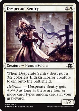 Desperate Sentry 021 205 Eldritch Moon Singles Desperate Sentry 021 205 Eldritch Moon Singles