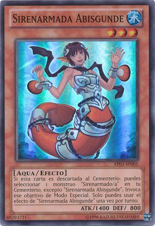 Sirenarmada Abisgunde AP03 SP005 Super Rare Spanish Yugioh Cards Sirenarmada Abisgunde AP03 SP005 Super Rare Spanish Yugioh Cards