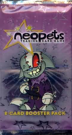 Neopets  ==> Base <=== Sealed 8-Card Booster Pack X1 