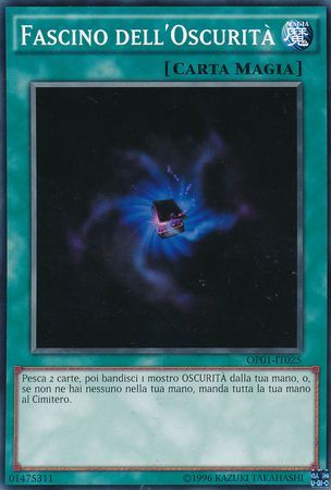 Fascino Dell Oscurita OP01 IT025 Common Italian Yugioh Cards Fascino Dell Oscurita OP01 IT025 Common Italian Yugioh Cards