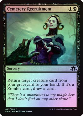Cemetery Recruitment 083 205 Foil Eldritch Moon Foil Singles Cemetery Recruitment 083 205 Foil Eldritch Moon Foil Singles