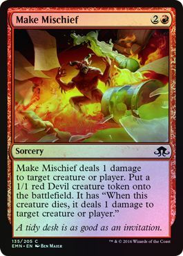 Make Mischief 135 205 Foil Eldritch Moon Foil Singles Make Mischief 135 205 Foil Eldritch Moon Foil Singles