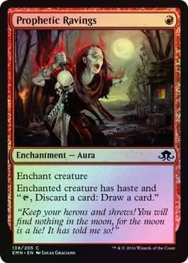 Prophetic Ravings 139 205 Foil Eldritch Moon Foil Singles Prophetic Ravings 139 205 Foil Eldritch Moon Foil Singles
