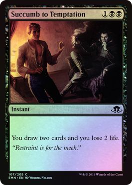 Succumb to Temptation 107 205 Foil Succumb to Temptation 107 205 Foil