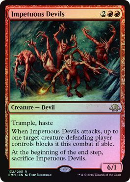 Impetuous Devils 132 205 Foil Eldritch Moon Foil Singles Impetuous Devils 132 205 Foil Eldritch Moon Foil Singles