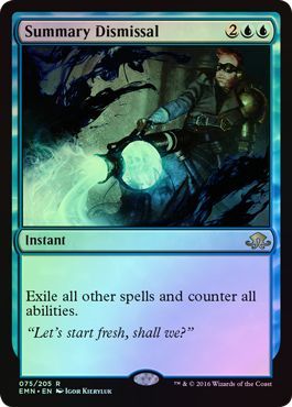 Summary Dismissal 075 205 Foil Eldritch Moon Foil Singles Summary Dismissal 075 205 Foil Eldritch Moon Foil Singles