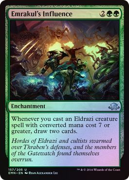 Emrakul s Influence 157 205 Foil Eldritch Moon Foil Singles Emrakul s Influence 157 205 Foil Eldritch Moon Foil Singles