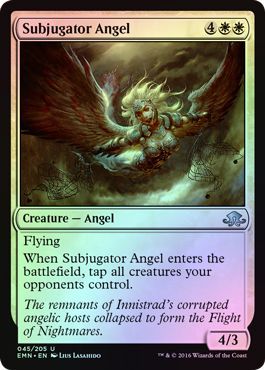 Subjugator Angel 045 205 Foil Eldritch Moon Foil Singles Subjugator Angel 045 205 Foil Eldritch Moon Foil Singles