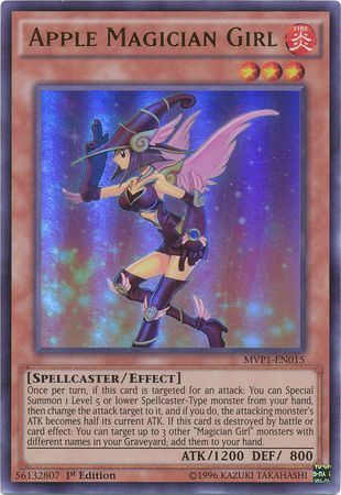 Yu-Gi-Oh! Single Card MVP1-EN015 1st Ed Apple Magician Girl Ultra Rare Card YuGiOh