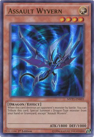 Assault Wyvern MVP1 EN003 Ultra Rare 1st Edition Assault Wyvern MVP1 EN003 Ultra Rare 1st Edition