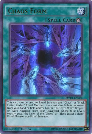 FORMA DEL CHAOS • • Ultra R • MVP1 IT008 • Yugioh Chaos Form • ANDYCARDS 