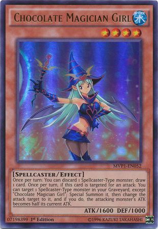 - Chocolate Magician Girl Ultra Rare 1st Edition YuGiOh M/NM 1x MVP1-EN052 