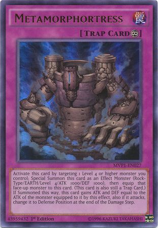 Metamorphortress MVP1 EN027 Ultra Rare 1st Edition Metamorphortress MVP1 EN027 Ultra Rare 1st Edition