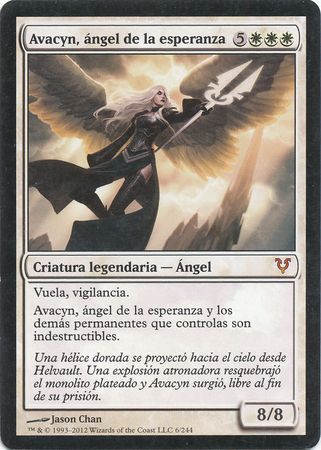 Avacyn angel de la esperanza Avacyn Angel of Hope Avacyn Restored Spanish Avacyn angel de la esperanza Avacyn Angel of Hope Avacyn Restored Spanish