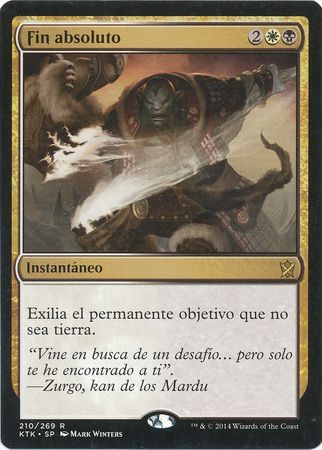 Fin absoluto Utter End Khans of Tarkir Singles Spanish Fin absoluto Utter End Khans of Tarkir Singles Spanish