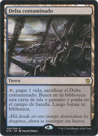 Delta contaminado Polluted Delta Khans of Tarkir Singles Spanish Delta contaminado Polluted Delta Khans of Tarkir Singles Spanish