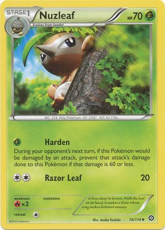 Nuzleaf 10 114 Uncommon XY Steam Siege Singles Nuzleaf 10 114 Uncommon XY Steam Siege Singles
