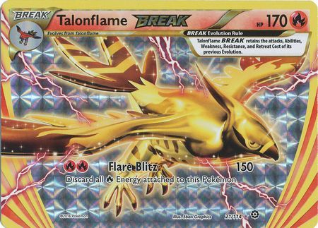 Pokemon Card Talonflame BREAK 21//114 Steam Siege Pack Fresh Near Mint