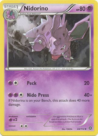 Nidorino 44 114 Uncommon Nidorino 44 114 Uncommon