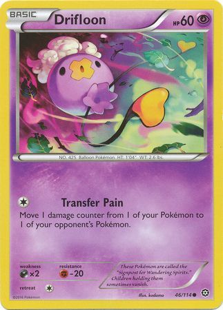 Drifloon 46 114 Common XY Steam Siege Singles Drifloon 46 114 Common XY Steam Siege Singles