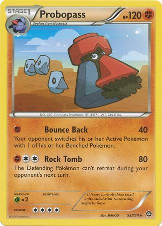 Probopass 55 114 Rare XY Steam Siege Singles Probopass 55 114 Rare XY Steam Siege Singles