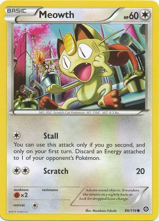 Meowth - XY: Steam Siege - Pokemon | TrollAndToad