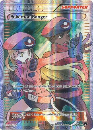 Pokemon Ranger 113/114 Full Art Ultra Rare 