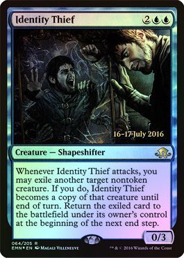 Identity Thief 064 205 EMN Prerelease Foil Promo Magic The Gathering Promo Cards Identity Thief 064 205 EMN Prerelease Foil Promo Magic The Gathering Promo Cards