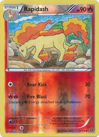 Rapidash 17 114 Uncommon Reverse Holo XY Steam Siege Reverse Holo Singles Rapidash 17 114 Uncommon Reverse Holo XY Steam Siege Reverse Holo Singles
