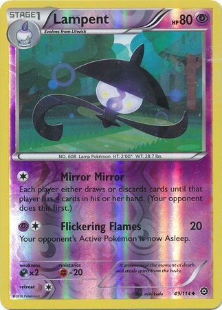 Lampent 49 114 Uncommon Reverse Holo Lampent 49 114 Uncommon Reverse Holo