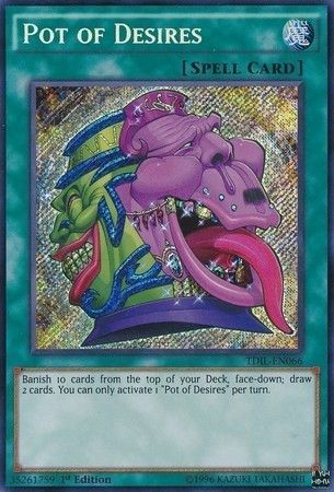 Pot of Desires - TDIL-EN066 - Secret Rare 1st Edition