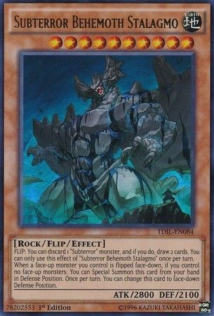 Subterror Behemoth Stalagmo TDIL EN084 Ultra Rare 1st Edition Subterror Behemoth Stalagmo TDIL EN084 Ultra Rare 1st Edition