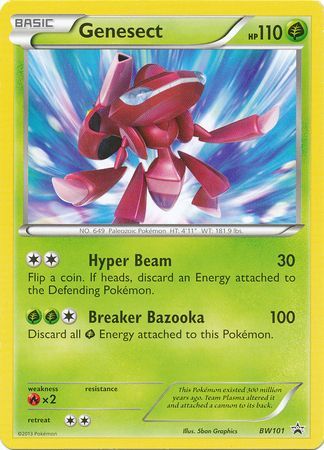 Card Genesect-EX 97/101 da coleção Plasma Blast