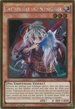 Geisteroger und Schneehase PGL3 DE052 Gold Rare 1st Edition German Yugioh Cards Geisteroger und Schneehase PGL3 DE052 Gold Rare 1st Edition German Yugioh Cards