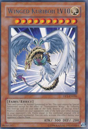 Winged Kuriboh LV10 DP1 EN006 Rare Unlimited Duelist Pack Jaden Yuki 1 Unlimited Singles Winged Kuriboh LV10 DP1 EN006 Rare Unlimited Duelist Pack Jaden Yuki 1 Unlimited Singles