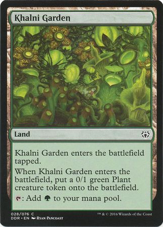 Khalni Garden 28 76 Duel Decks Nissa vs Ob Nixilis Singles Khalni Garden 28 76 Duel Decks Nissa vs Ob Nixilis Singles