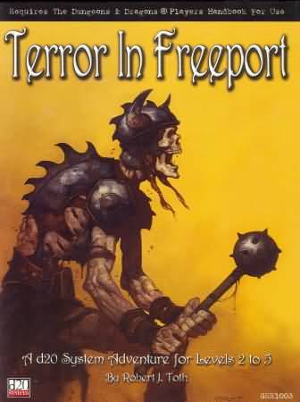 Terror in Freeport softcover module D20 GRR1003 D20 Open Gaming License RPGs Terror in Freeport softcover module D20 GRR1003 D20 Open Gaming License RPGs