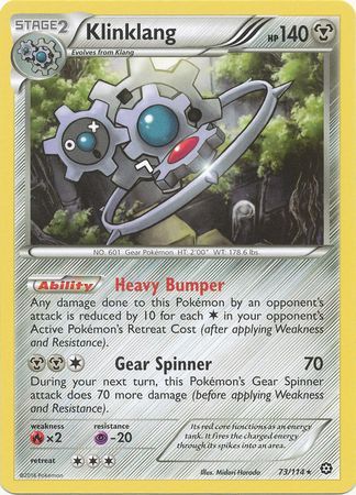 Klinklang 73 114 Rare Theme Deck Exclusive Pokemon Theme Deck Exclusives Klinklang 73 114 Rare Theme Deck Exclusive Pokemon Theme Deck Exclusives