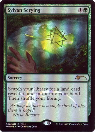 Sylvan Scrying 006 012 FNM Foil Promo Sylvan Scrying 006 012 FNM Foil Promo