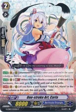 One stroke Art Carla G CB03 032EN Common C G Clan Booster 3 Blessing of Divas Singles One stroke Art Carla G CB03 032EN Common C G Clan Booster 3 Blessing of Divas Singles