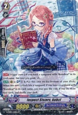 Inspect Sisters Robel G CB03 017EN Rare R G Clan Booster 3 Blessing of Divas Singles Inspect Sisters Robel G CB03 017EN Rare R G Clan Booster 3 Blessing of Divas Singles
