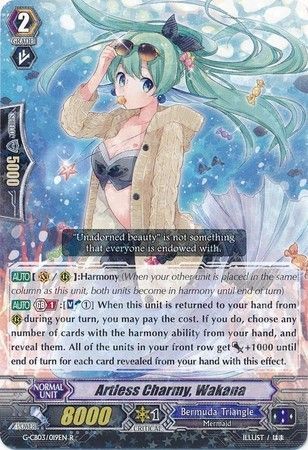Artless Charmy Wakana G CB03 019EN Rare R G Clan Booster 3 Blessing of Divas Singles Artless Charmy Wakana G CB03 019EN Rare R G Clan Booster 3 Blessing of Divas Singles