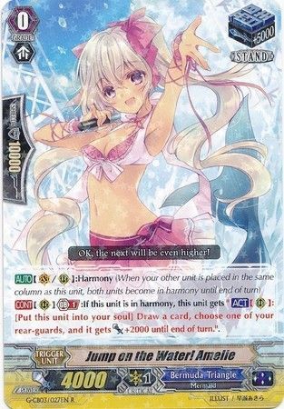 Jump to the Water Amelie G CB03 027EN Rare R G Clan Booster 3 Blessing of Divas Singles Jump to the Water Amelie G CB03 027EN Rare R G Clan Booster 3 Blessing of Divas Singles