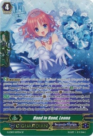 Hand in Hand Leona G CB03 S07EN Special Parallel SP G Clan Booster 3 Blessing of Divas Singles Hand in Hand Leona G CB03 S07EN Special Parallel SP G Clan Booster 3 Blessing of Divas Singles