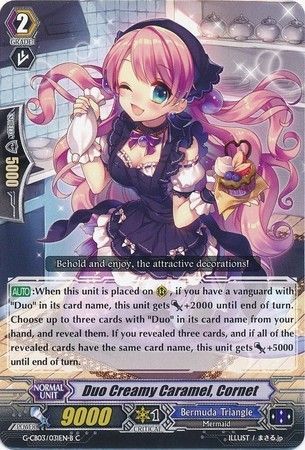 Duo Creamy Caramel Cornet G CB03 031EN B Common C G Clan Booster 3 Blessing of Divas Singles Duo Creamy Caramel Cornet G CB03 031EN B Common C G Clan Booster 3 Blessing of Divas Singles