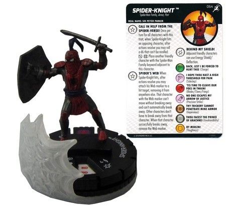 Spider-Knight #064 Chase Superior Foes of Spider-Man Marvel Heroclix (W/  Web FX Base)