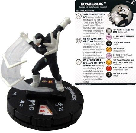 Boomerang 042 Superior Foes of Spider Man Marvel Heroclix Boomerang 042 Superior Foes of Spider Man Marvel Heroclix